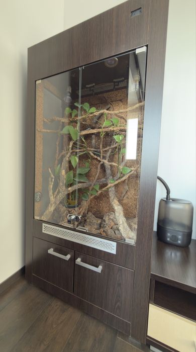 Terrarium dla gada ,kameleona kompletne