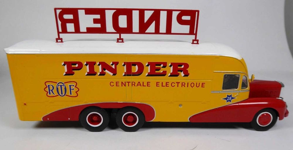 1/43 bernard 28 camião eléctrico 1951 do circo francês pinder