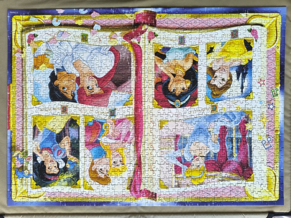 Puzzle zestaw 2x1000 Ravensburger Disney Princess