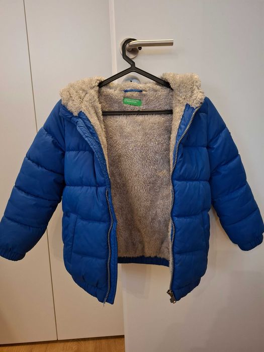 Blusão menino com pêlo ursinho Benetton, pouco uso (122 cm)