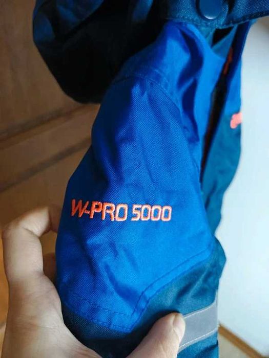 Kombinezon zimowy dziecięcy ZigZag w-pro 5000 – granatowo-niebieski