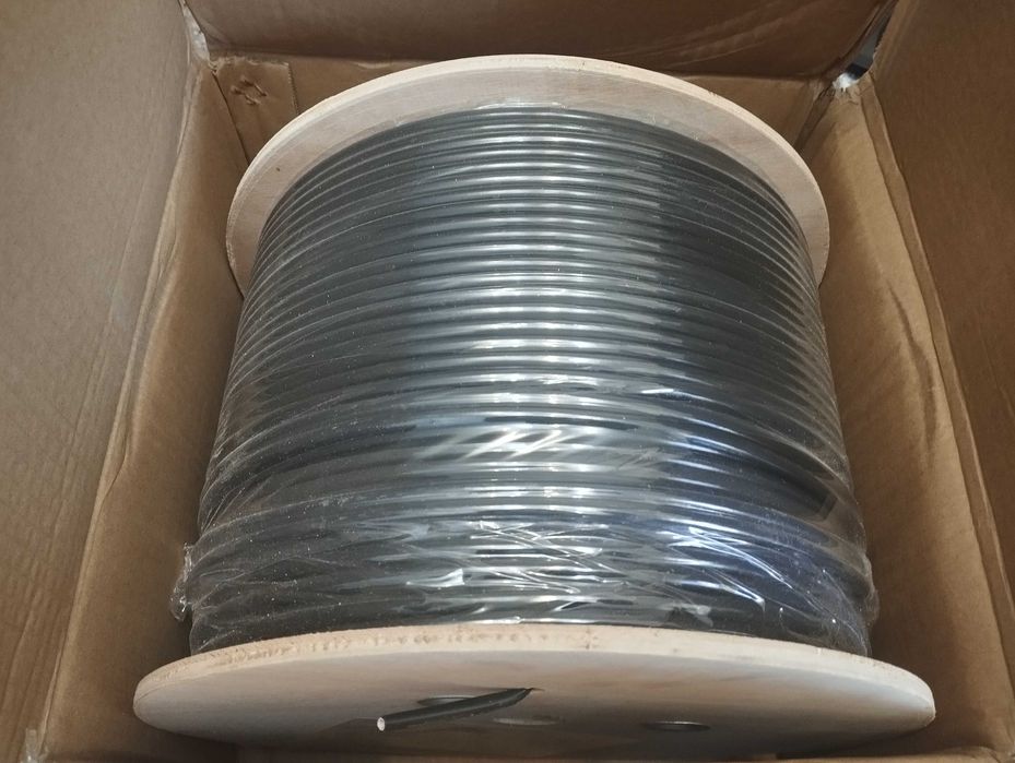 Кабель сетевой UTP 305м, cat6 CU МЕДЬ, 4*2*0.51 наружный,