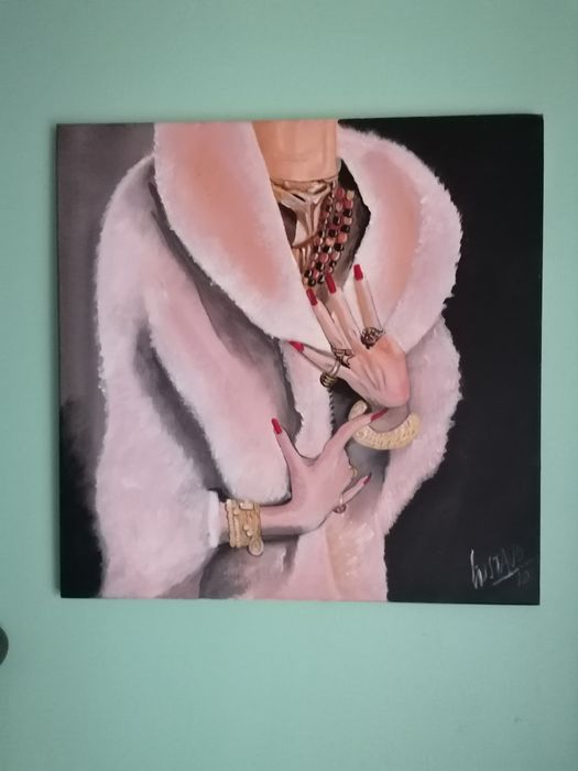 Luxo- Obra de Acrilico em Tela