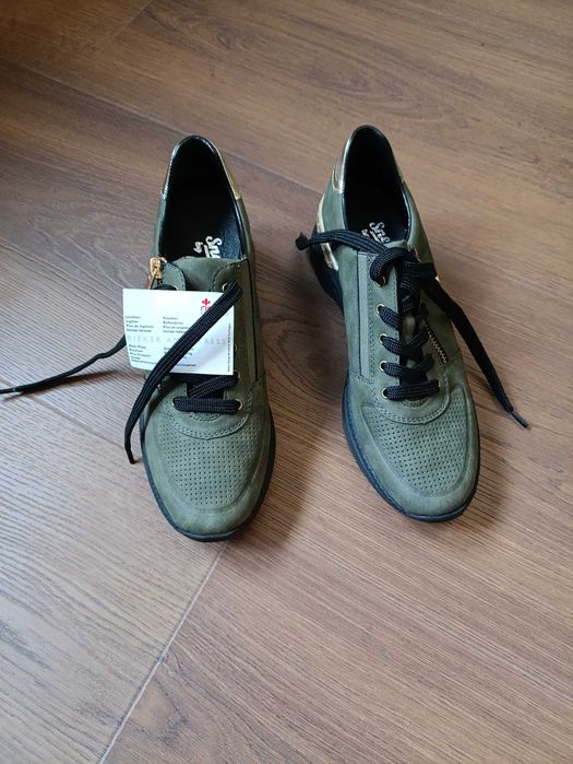 Rieker skórzane trzewiki