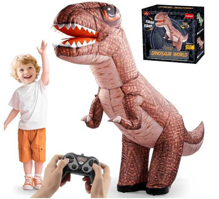 Nadmuchiwany dinozaur zdalnie sterowany z dźwiękiem 150cm Jiakora
