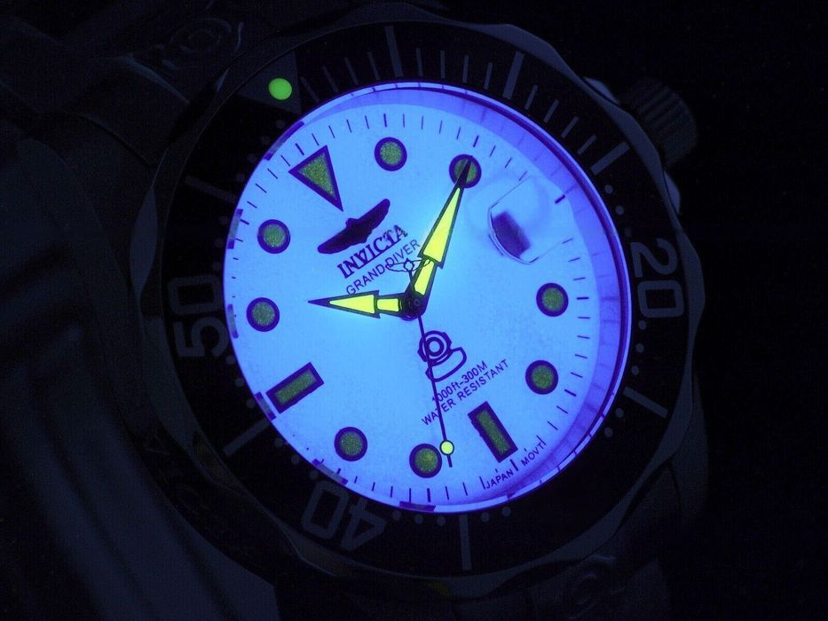 Годинник механічний Invicta 10640 Grand Diver Automatic Silver Black 47 мм. 300 MT