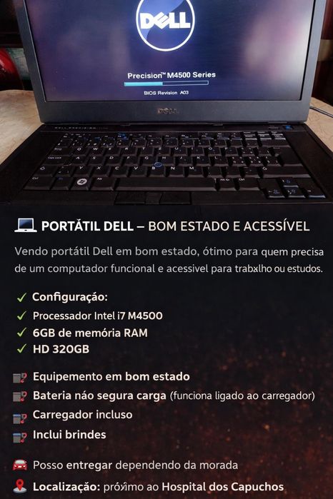 Portátil Dell I7