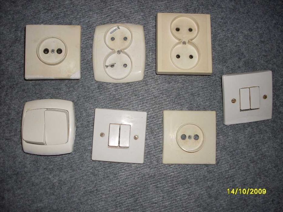 gniazdka kontakty przełącznik z prl