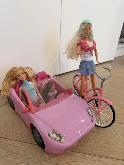 Auto + rower Barbie + lalki