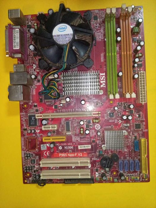 MSI P965 Neo-F V2 (Socket 775) с процессором Intel Core 2 Duo E6550