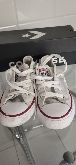 Ténis menina brancos Converse All Star