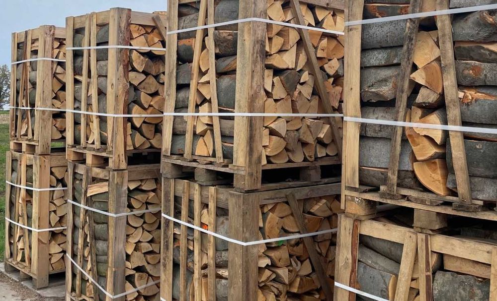 Buk dąb brzoza sosna do wyboru drewno kominkowe opałowe sezonowane