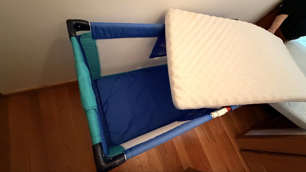 Cama parque de bebe com colchao