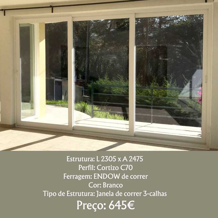 Janelas PVC Cortizo