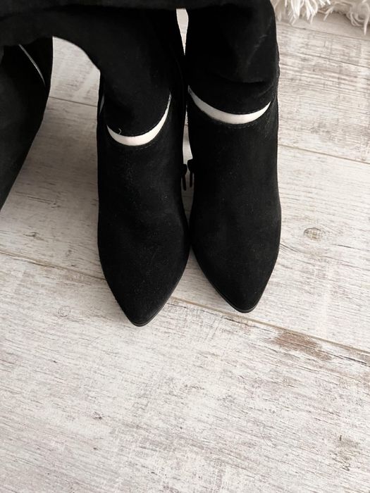 Сапожки ботфорты 37р состояние Новых зимние