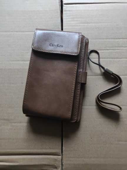 Cтильный мужской кошелек портмоне гаманець, визитница новый красивый