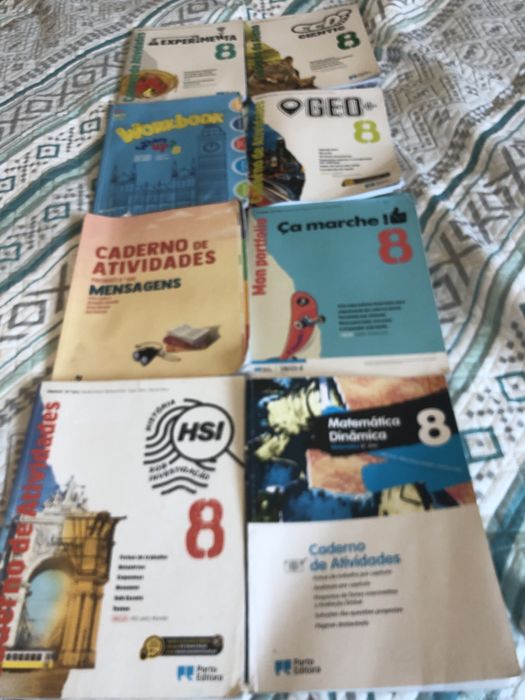 caderno de fichas do 8° Ano