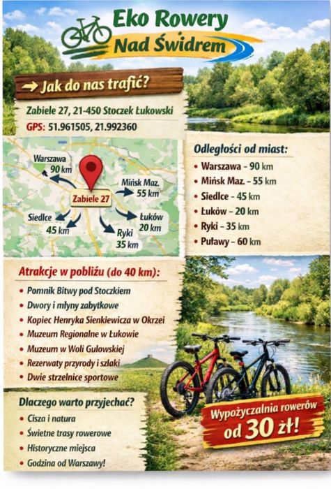 Wypożyczalnia rowerów elektrycznych