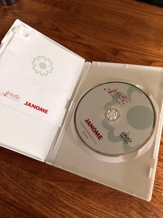 Janome Artistic Digitizer Junior – program do digitalizacji haftów Hafciarka PL pudełko licencja