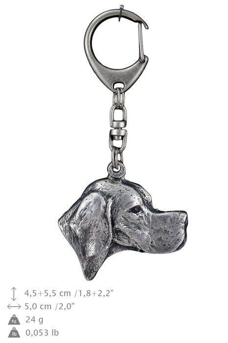 Pointer brelok posrebrzany Art-Dog