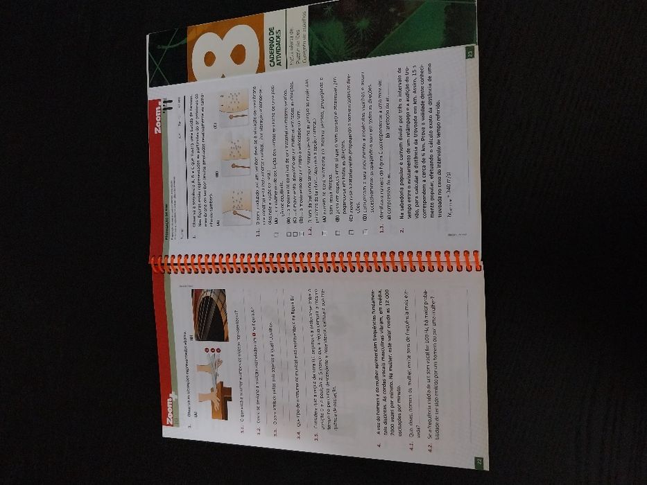 Caderno de atividades de Físico- Química 8° ano