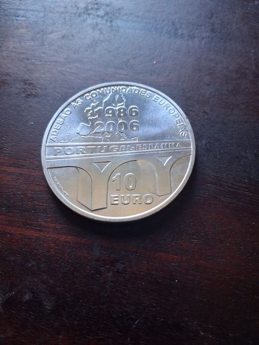 Moedas 10 euros prata
