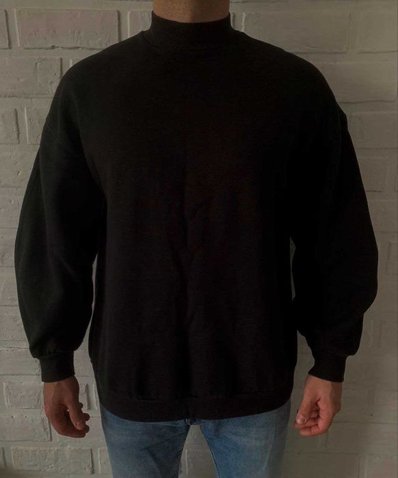 Свитшот теплый Bershka Oversize (оверсайз кофта с длинным рукавом)