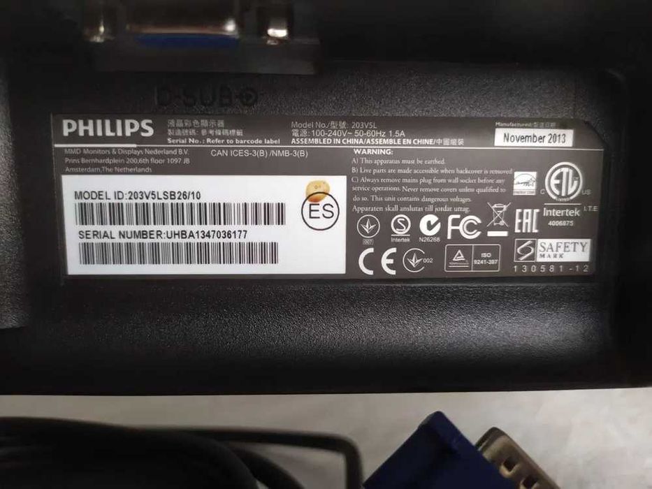 Monitor LCD Philips 19,5''