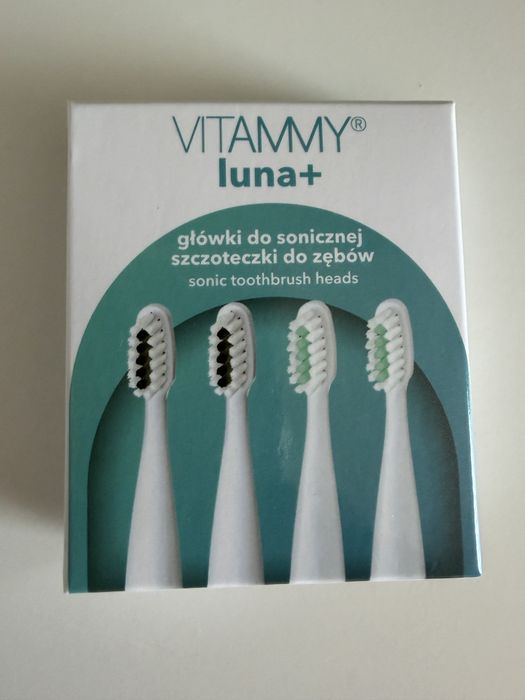 Główki do sonicznej szczoteczki do zębów. Luna+