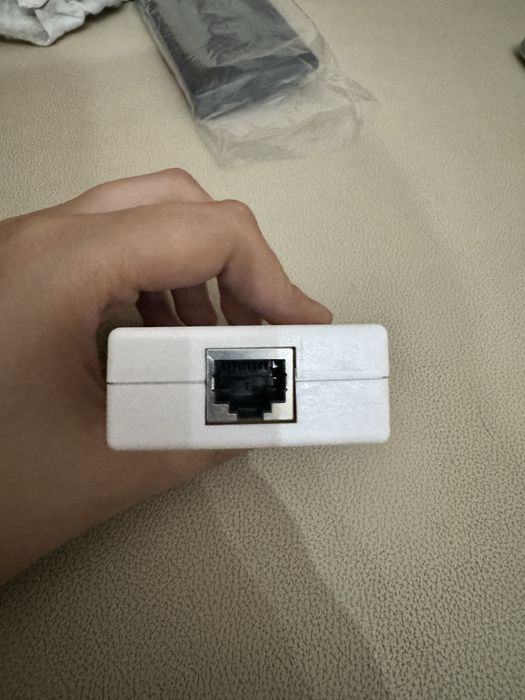 White Ethernet LAN Splitter Adapter for 2 x RJ4564739023538561122