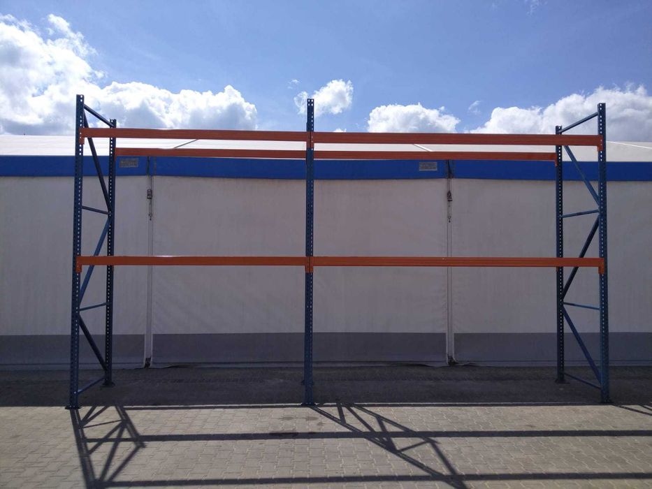 Regał paletowy magazynowy wysokiego składowania