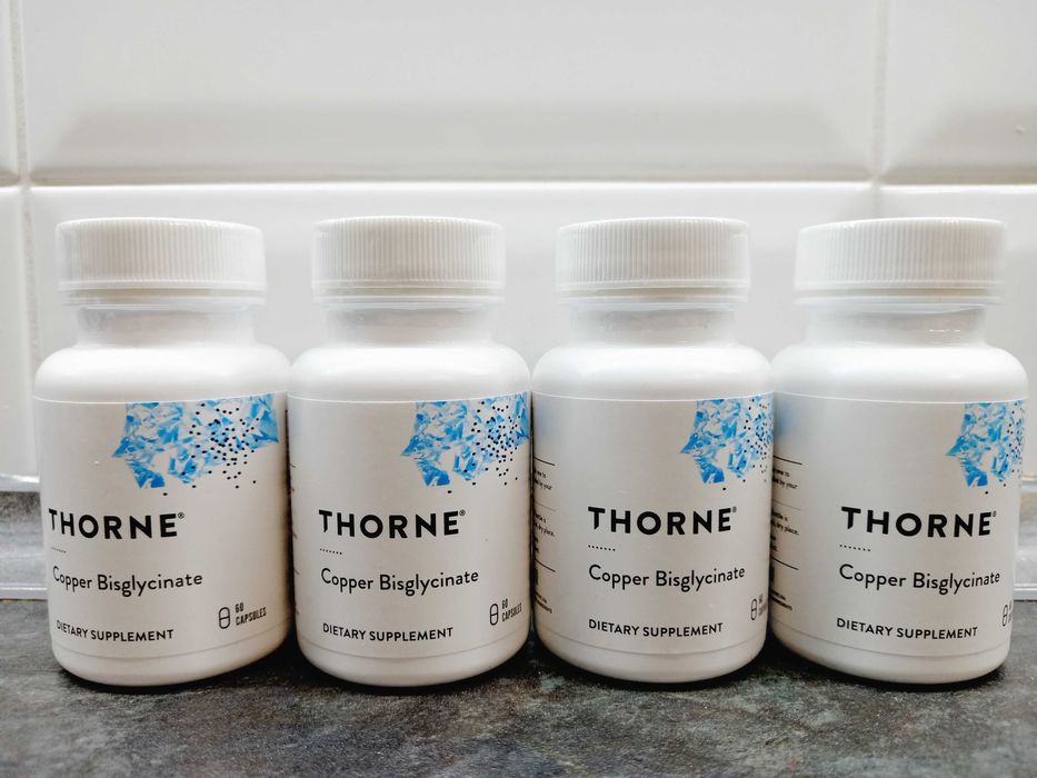 Thorne, Copper Bisglycinate 2 мг (60 капс.), медь бисглицинат, мідь