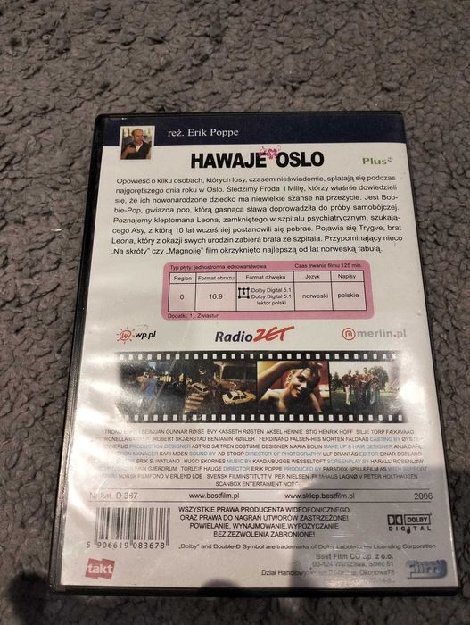Hawaje Oslo film DVD