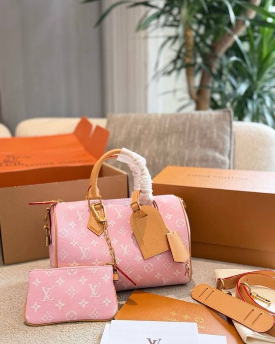 Сумка Louis Vuitton Speedy 25 Pink Monogram