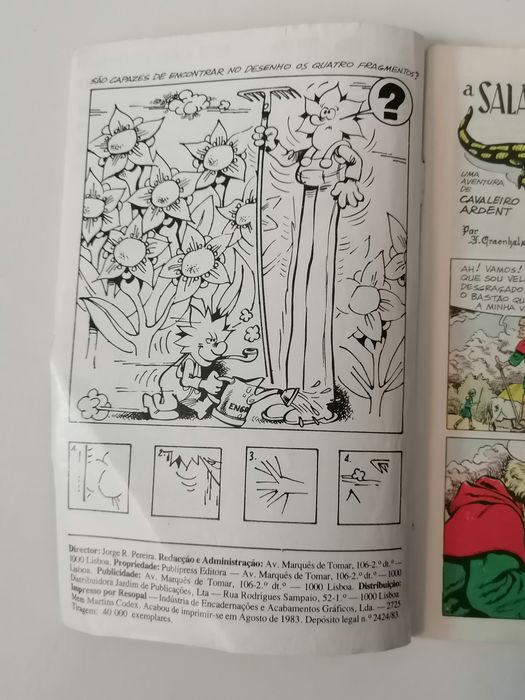 Almanaque do Tintin n° 3, edição Setembro 1983