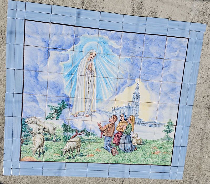Azulejos de extrior parede Pintado a Mão