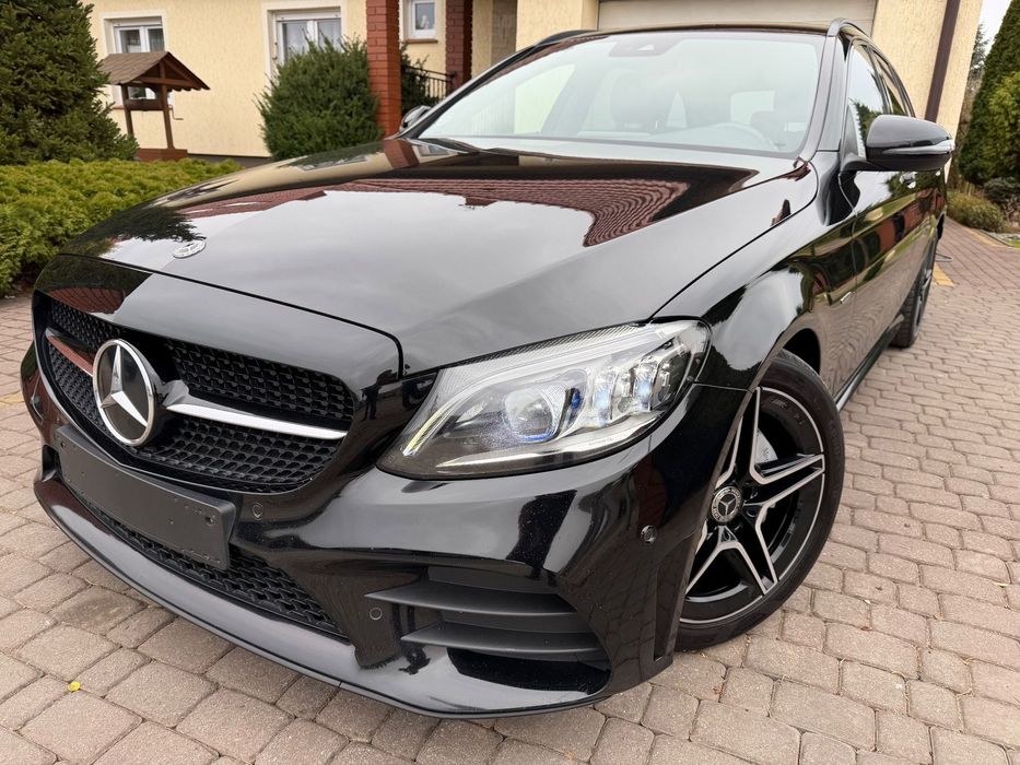 Mercedes-Benz Klasa C C 220d 9G AMG LINE NIGHT EDITION Bezwypadkowy Serwisowany