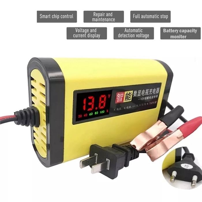 Автомобильное зарядное устройство 12 В, 2 А, 220 В