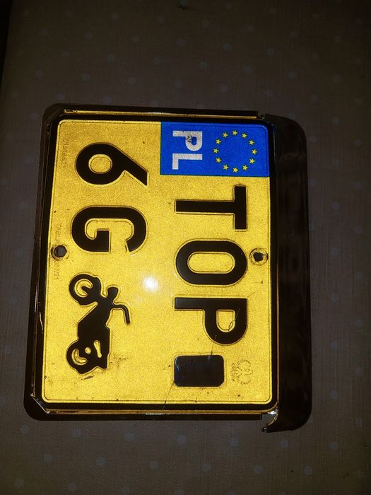 Nowa ramka tablicy rej.wsk shl wfm junak mz jawa osa gazela iż dniepr