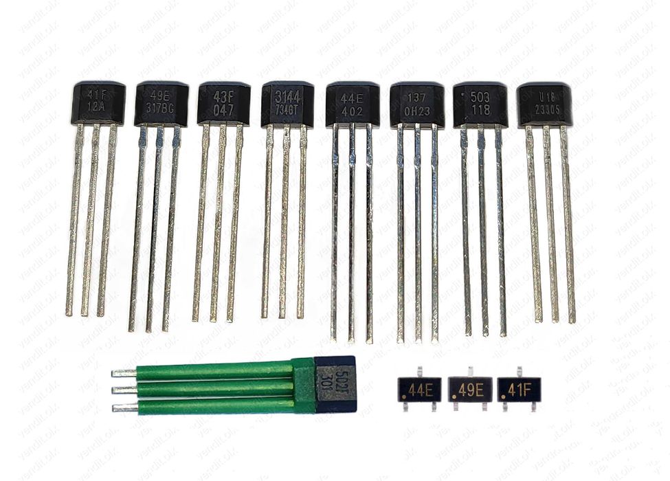 Датчики холла A3144 SS41F SS413F SS43F SS49 44E U18 OH137 502F AH3503