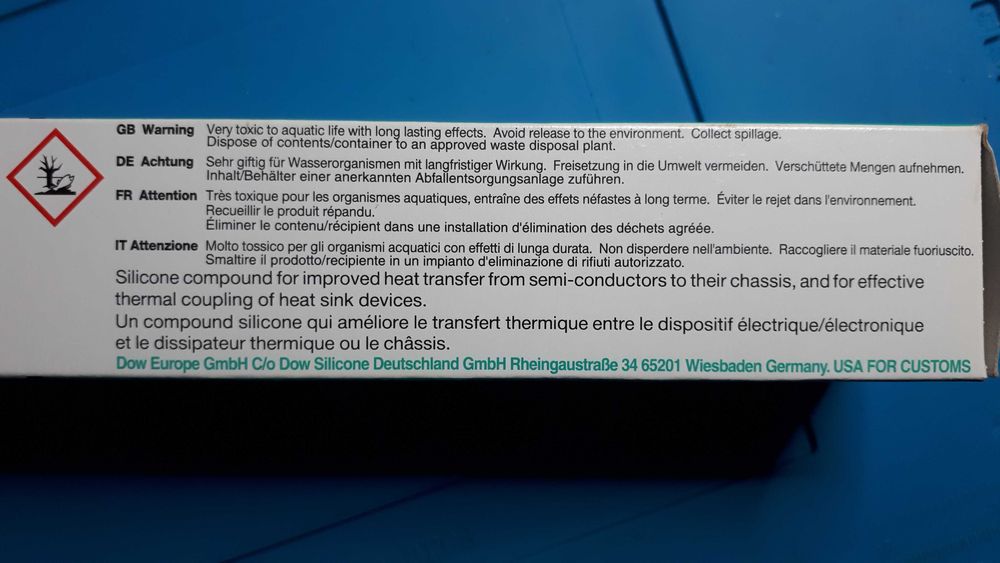 Pasta térmica Dowsil 340   100g