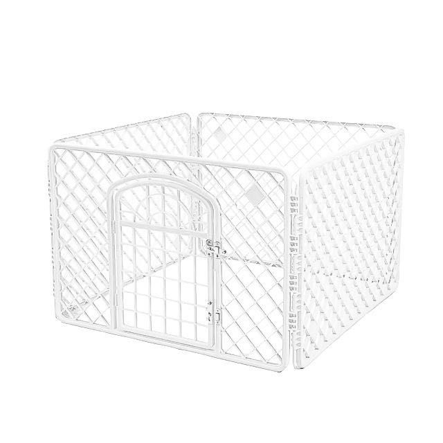 NOWA Duża Zagroda Kojec Klatka Wybieg Dla Psa Kota ZooVera Biała