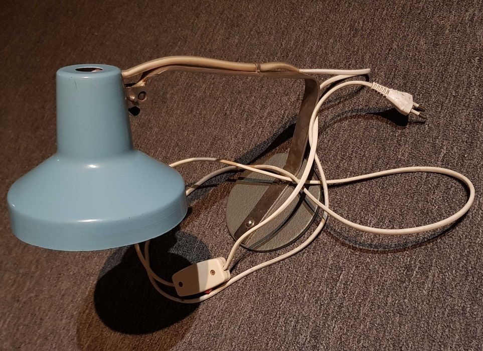 Lamka biurkowa / nocna "Metal-Mot", PRL