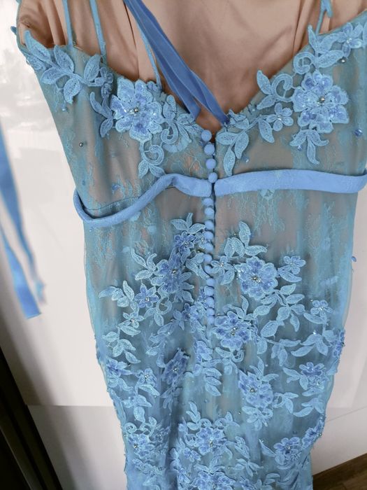 Przepiękna suknia maxi r34/36