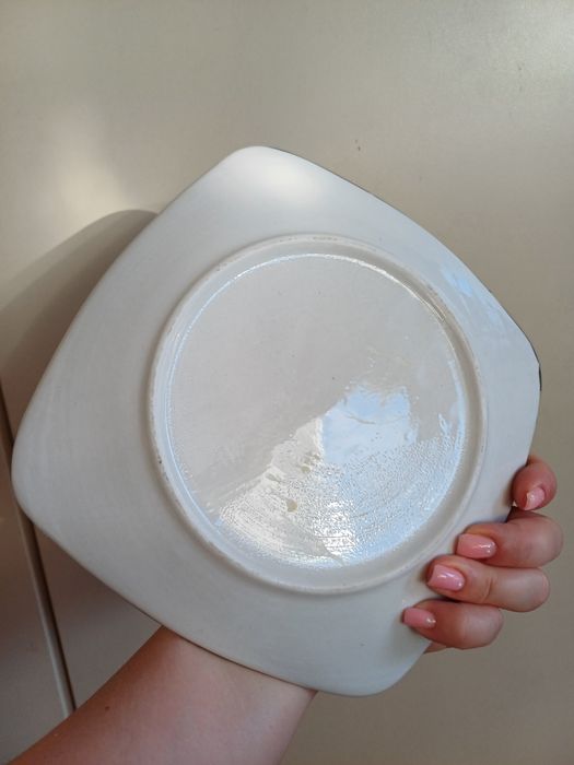 Talerzyk swiateczny na ciasteczka św Mikołaj talerz