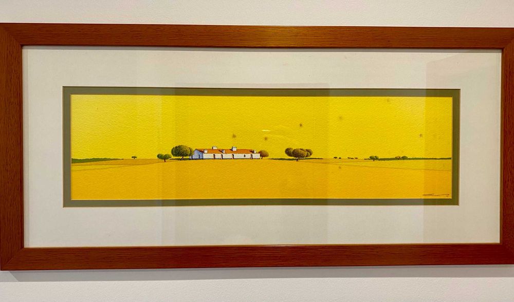 Aguarela original de António Eiras