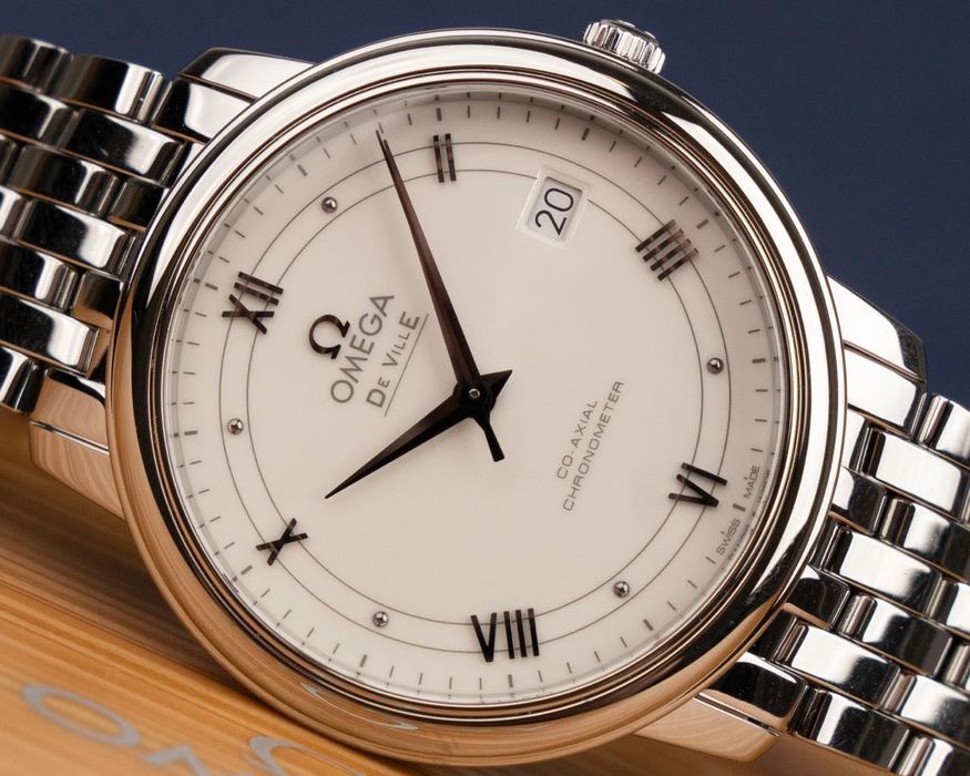 Zegarek męski Omega De ville Prestige Co-Axial 424.10.37.20.04.001