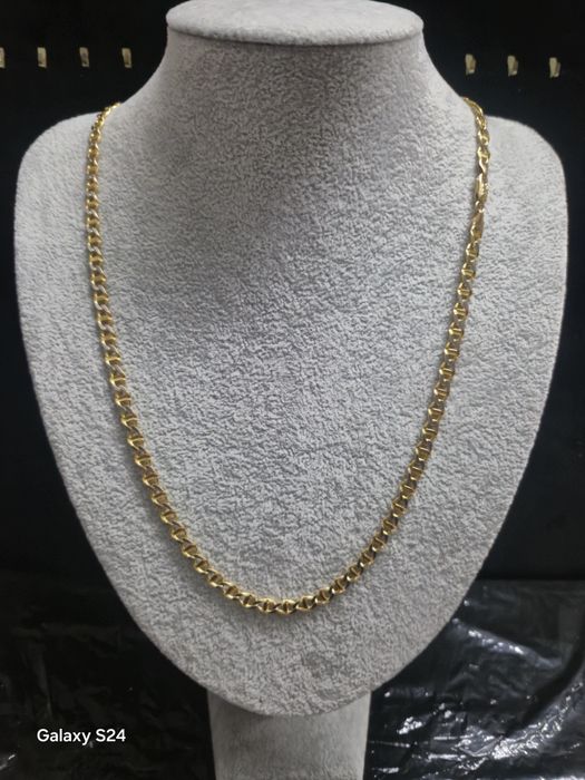 Złoty  nowy łańcuszek gucci próba 585 23.37 grama 60 cm