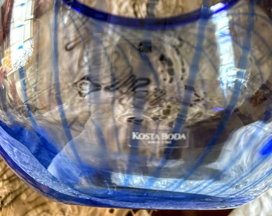 Taça Kosta Boda – Bertil Vallien – Assinada