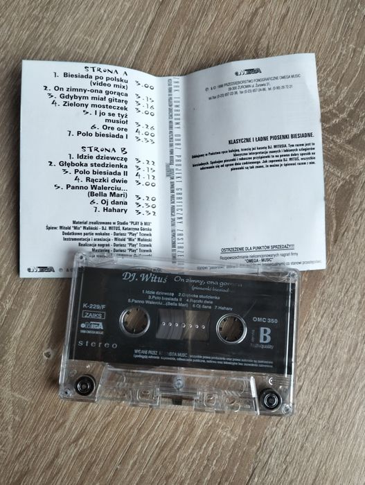 Kaseta magnetofonowa Dj Wituś